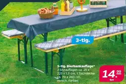 NETTO 3-tlg. Bierbankauflage Angebot