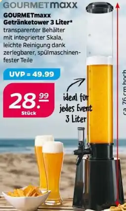 NETTO GOURMETmaxx Getränketower 3 Liter Angebot