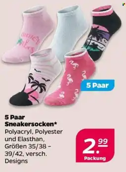 NETTO 5 Paar Sneakersocken Angebot