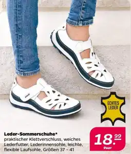 NETTO Leder-Sommerschuhe Angebot