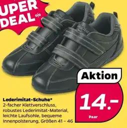 NETTO Lederimitat-Schuhe Angebot