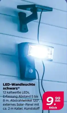 NETTO LED-Wandleuchte schwarz Angebot