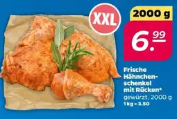 NETTO Frische Hähnchen schenkel mit Rücken Angebot