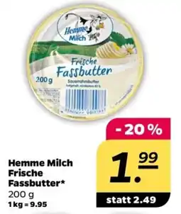 NETTO Hemme Milch Frische Fassbutter Angebot