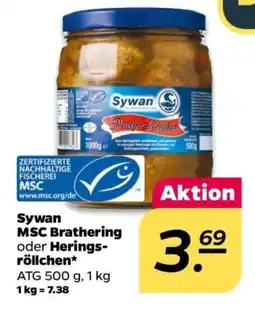 NETTO Sywan MSC Brathering oder Heringsröllchen Angebot