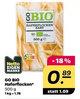 NETTO GO BIO Haferflocken Angebot