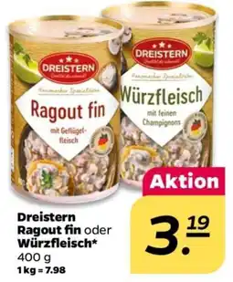 NETTO Dreistern Ragout fin oder Würzfleisch Angebot
