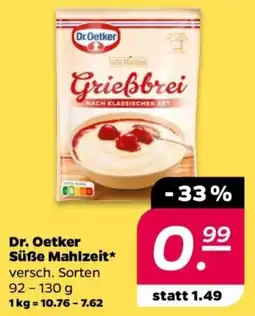 NETTO Dr. Oetker Süße Mahlzeit Angebot