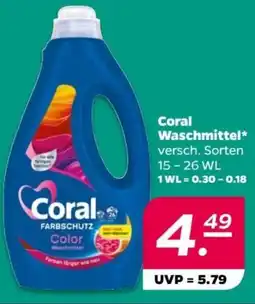 NETTO Coral Waschmittel Angebot