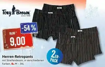 Stolz Tony Brown Herren-retropants Angebot