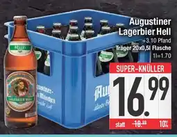 E-Center Augustiner Lagerbier Hell Angebot