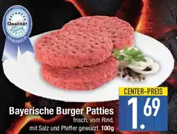 E-Center Bayerische Burger Patties Angebot