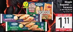E-Center Meggle Baguette oder Focaccia Angebot