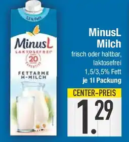 E-Center MinusL Milch Angebot