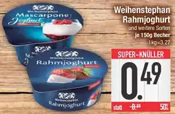 E-Center Weihenstephan Rahmjoghurt Angebot