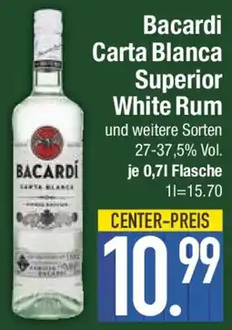 E-Center Bacardi Carta Blanca Superior White Rum Angebot