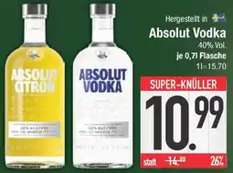 E-Center Absolut vodka Angebot