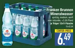 E-Center Franken Brunnen Mineralwasser Angebot