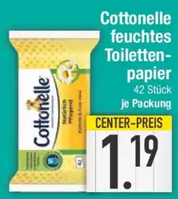 E-Center Cottonelle feuchtes Toilettenpapier Angebot