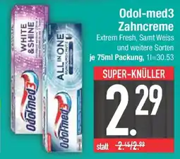 E-Center Odol-med3 Zahncreme Angebot
