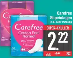 E-Center Carefree Slipeinlagen Angebot
