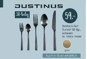 Zurbrüggen Justinus Besteck-set Sunset 30-tlg Schwarz Angebot