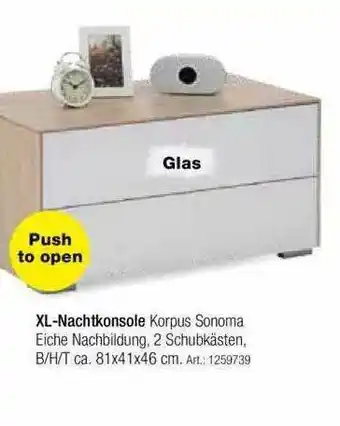 Zurbrüggen Glas XL-nachtkonsole Angebot