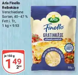 Globus Arla Finello Reibekäse Angebot