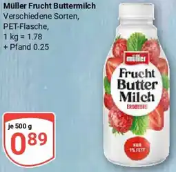 Globus Müller Frucht Buttermilch Angebot