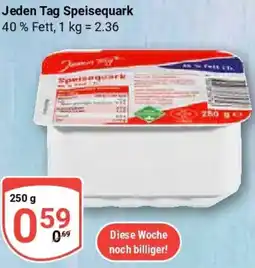 Globus Jeden Tag Speisequark Angebot