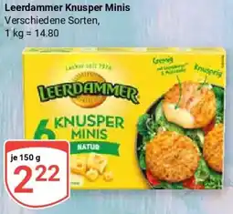 Globus Leerdammer Knusper Minis Angebot