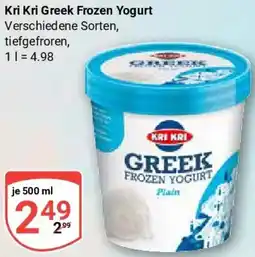 Globus Kri Kri Greek Frozen Yogurt Angebot