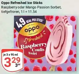 Globus Oppo Refreshed Ice Sticks Angebot