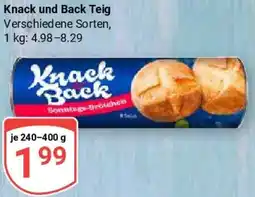 Globus Knack und Back Teig Angebot
