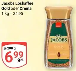 Globus Jacobs Löskaffee Gold oder Crema Angebot