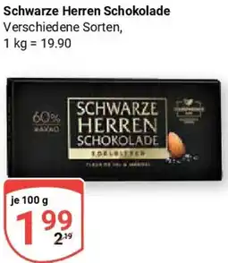 Globus Schwarze Herren Schokolade Angebot