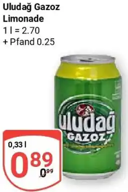Globus Uludağ Gazoz Limonade Angebot
