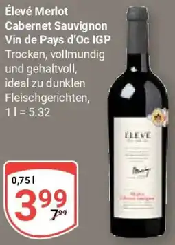 Globus Élevé Merlot Cabernet Sauvignon Vin de Pays d'Oc IGP Angebot