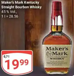 Globus Maker's Mark Kentucky Straight Bourbon Whisky Angebot