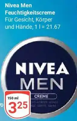Globus Nivea Men Feuchtigkeitscreme Angebot