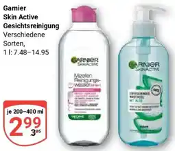 Globus Garnier Skin Active Gesichtsreinigung Angebot