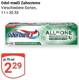 Globus Odol-med3 Zahncreme Angebot