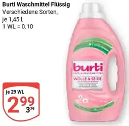 Globus Burti Waschmittel Flüssig Angebot
