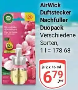 Globus AirWick Duftstecker Nachfüller Duopack Angebot