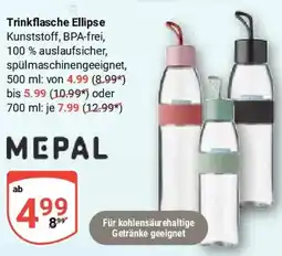 Globus MEPAL Trinkflasche Ellipse Angebot