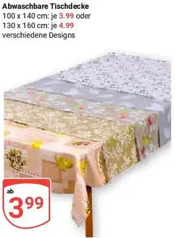 Globus Abwaschbare Tischdecke Angebot