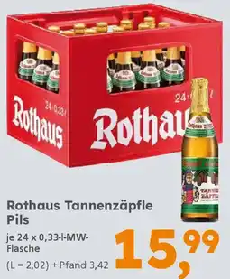 Globus Baumarkt Rothaus Tannenzäpfle Pils Angebot