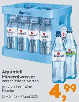 Globus Baumarkt Aquintell Mineralwasser Angebot
