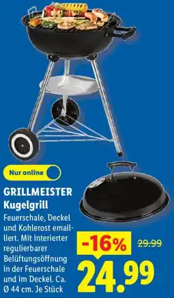 Lidl GRILLMEISTER Kugelgrill Angebot