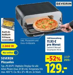 Lidl SEVERIN Pizzaofen Angebot